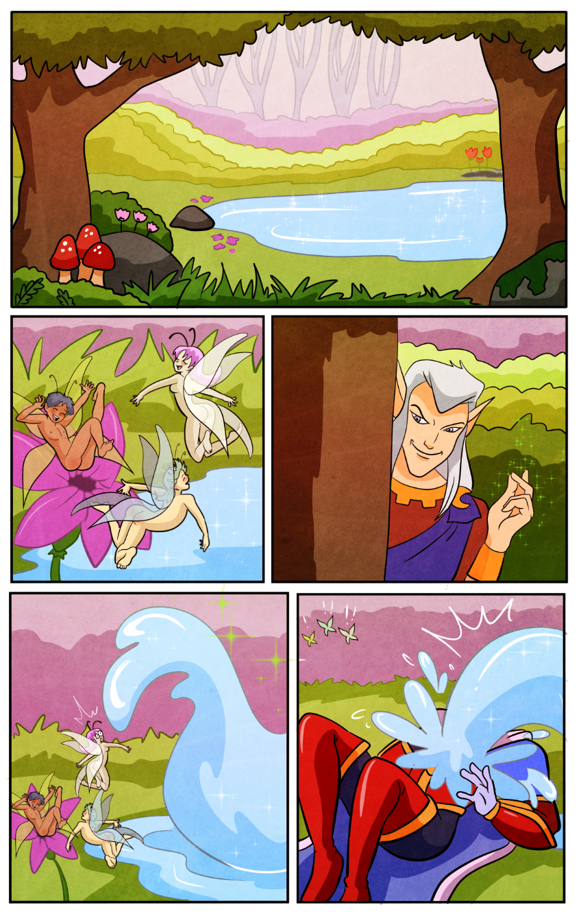 Mischievous Puck Pg 1 2 by Arkham_insanity