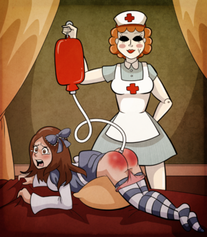 Nurse Doll Spanking And Enema by Arkham_insanity