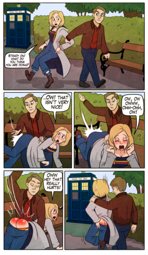 Doctor Who Spanking by Arkham_insanity