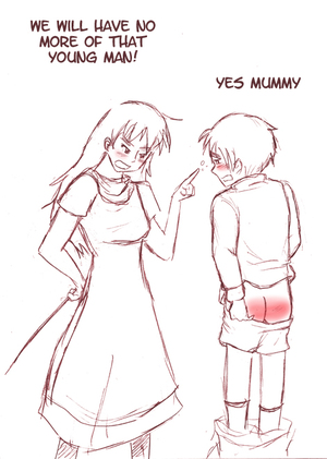 Mummy Was Not Happy by Arkham_insanity