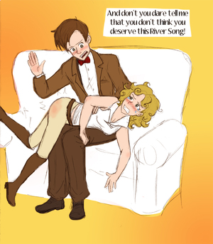 Doctor Spanking Riversong by Arkham_insanity