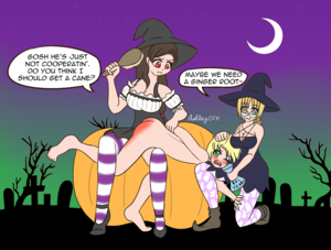 Witches Need Switches Halloween 2018 Patreon Request by AshleyOTK