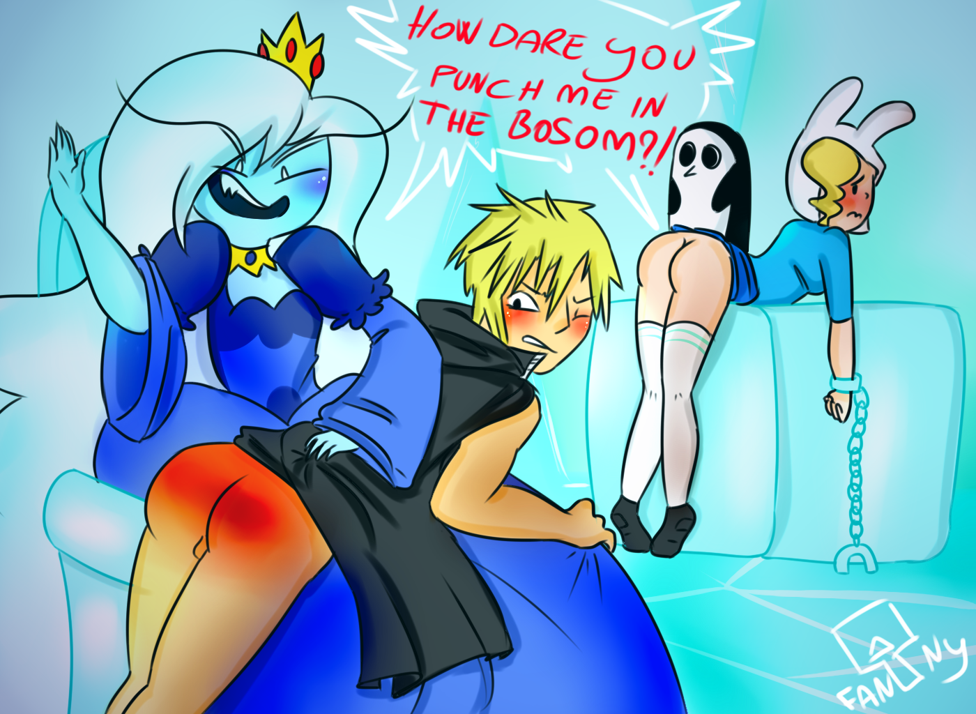 Adventure Spank Ice Queen Revenge by FannyThePaddle