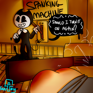 Bendy And The Spanking Machine by FannyThePaddle