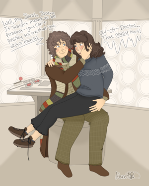 Doctor Who - The Fourth Doctor and Sarah Jane Smith by Nene