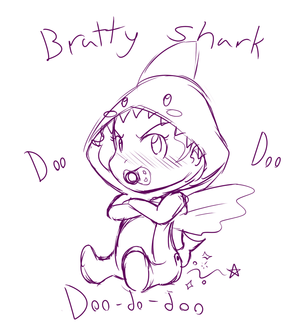 Peachy Shark Doo Doo by Okamiseinen