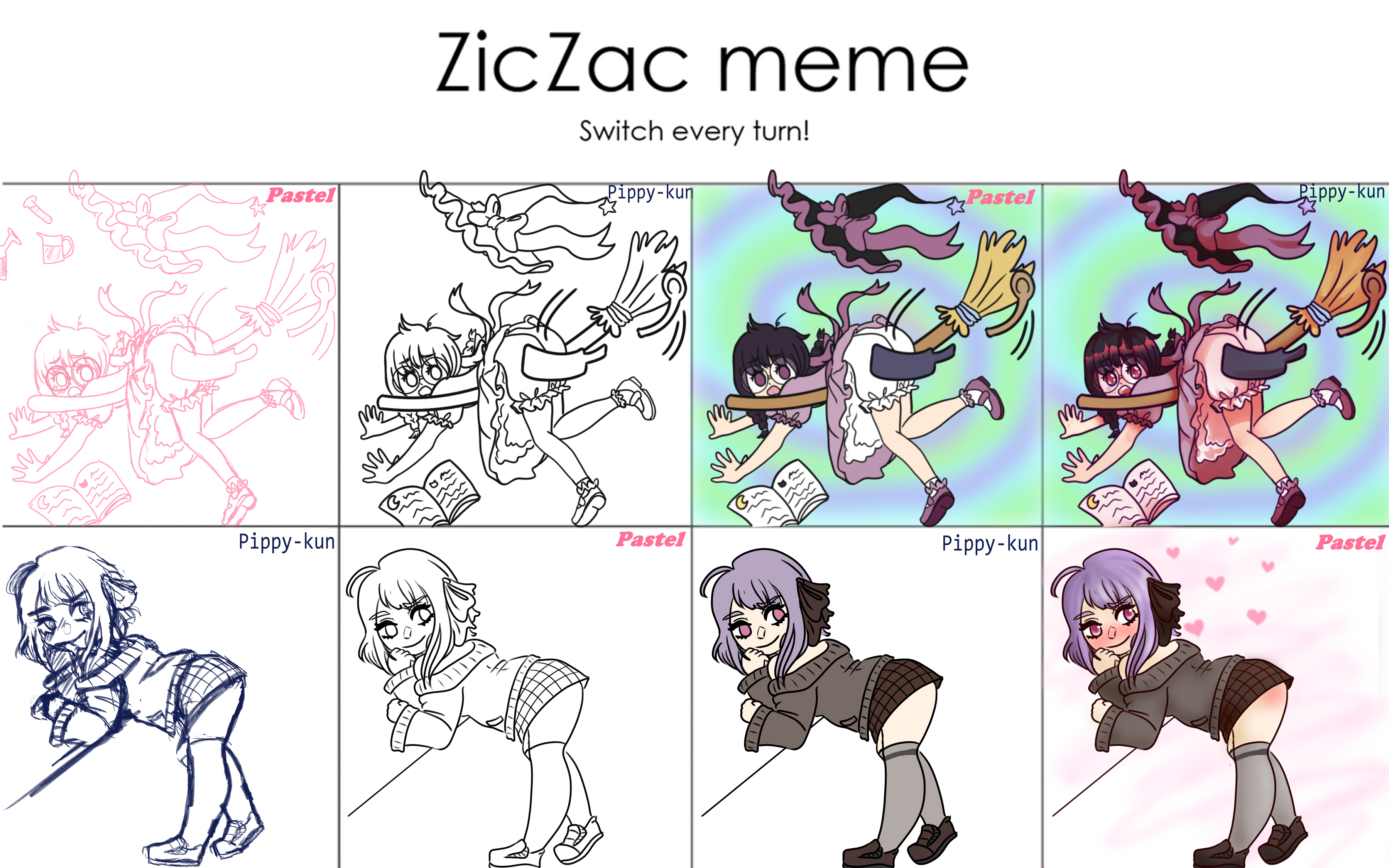 Zic Zac Meme with Pippy~! by Pastel