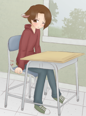 In The Classroom by Pastel