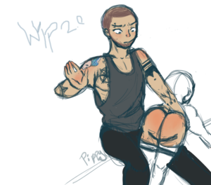 Wip Tattooed Man by Pippy-kun